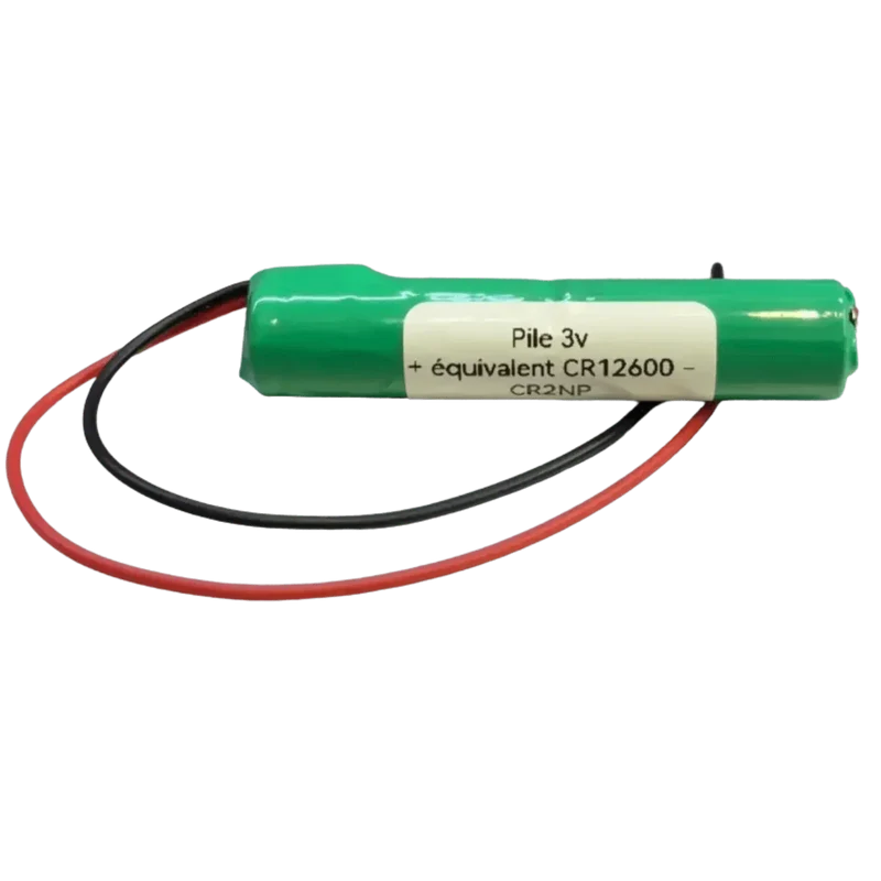 Pile CR12600 3V 950mAh avec fils pour FANUC