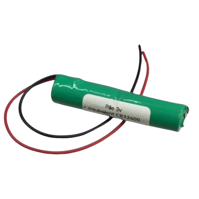 Pile CR12600 3V 950mAh avec fils pour FANUC