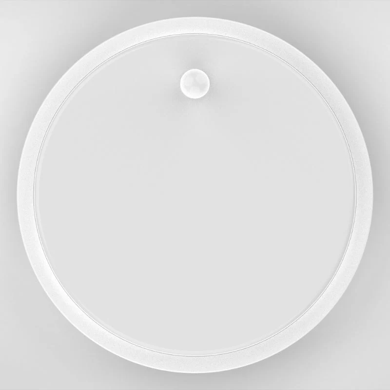 Hublot LED Extérieur Rond 10W IP54 Blanc avec détecteur de mouvement
