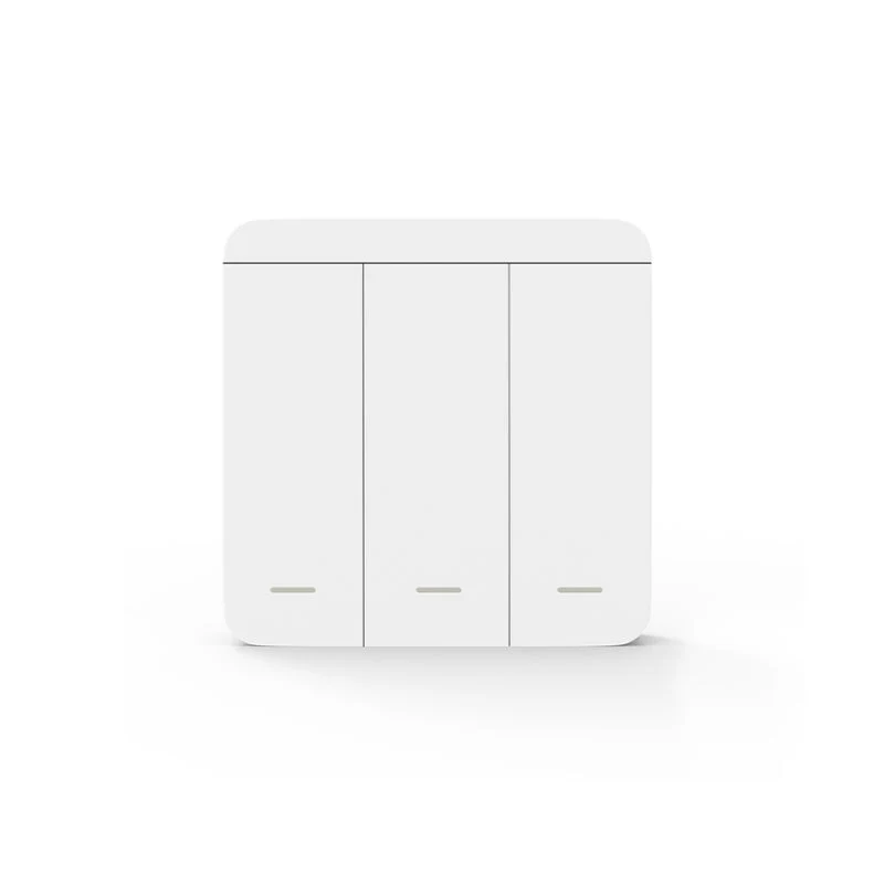 Interrupteur Mural sans Fil Bouton Triple avec 3 Récepteurs 220V 10A