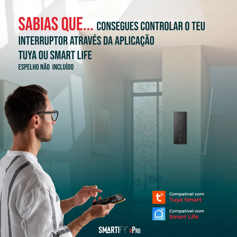Smartify vPRO Módulo Tomada Inteligente Zigbee c/ Medidor de Energia Branco - SYPMTEZBBR