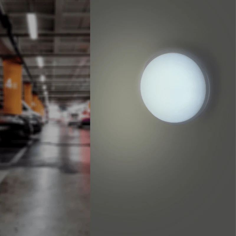Applique LED Murale 20W Blanche Ronde IP65