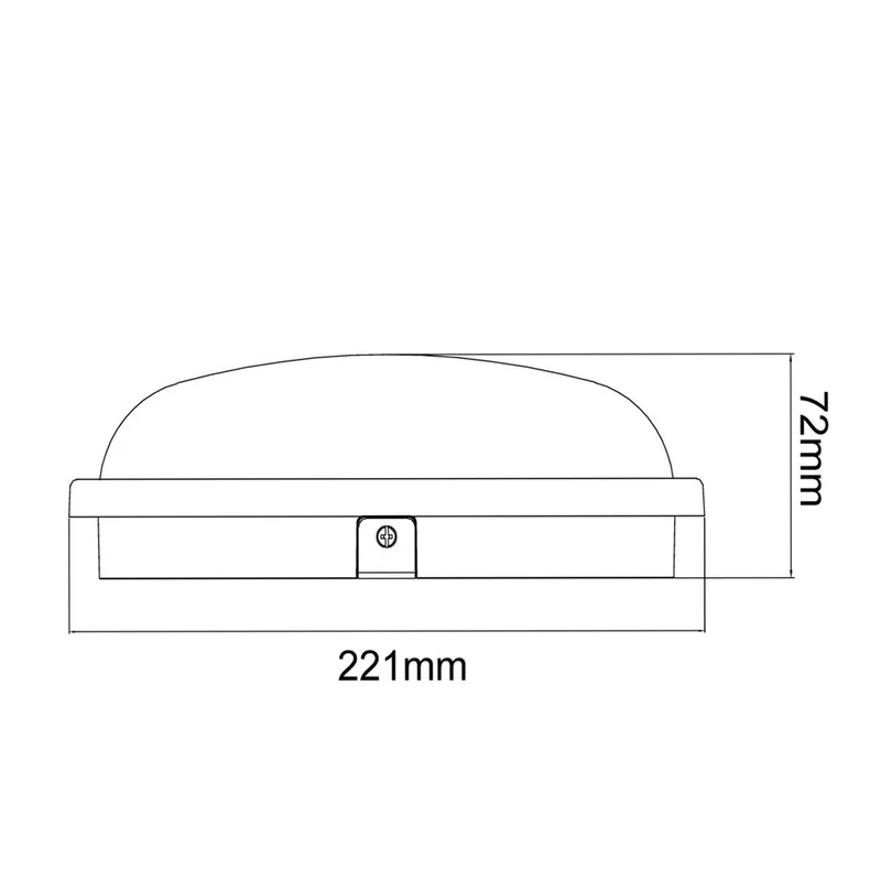 Applique LED Murale 20W Blanche Ronde IP65
