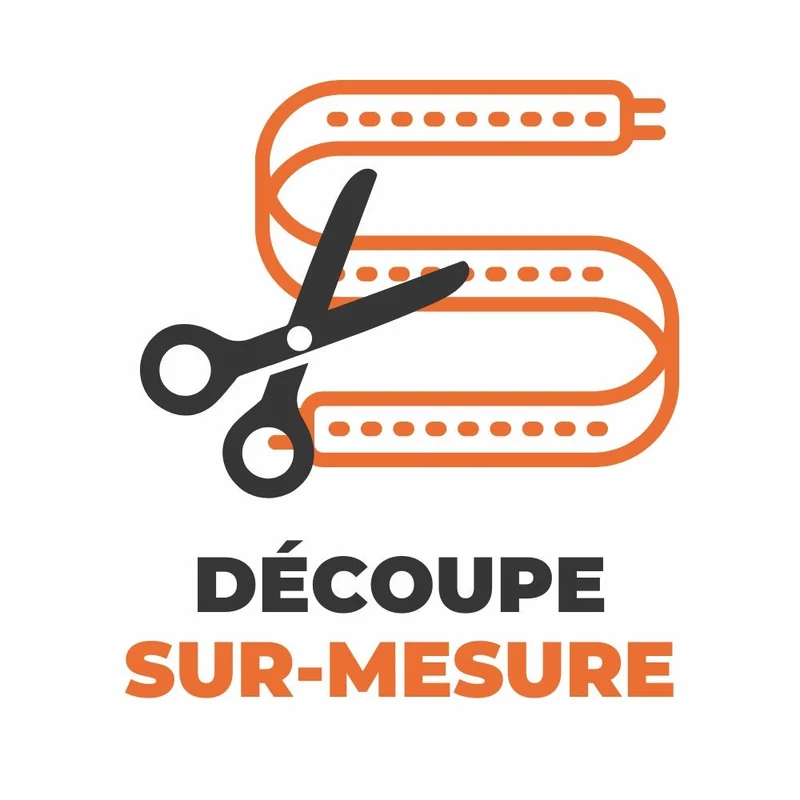 Découpe et Raccordement de Ruban LED sur-mesure (câble 15cm)