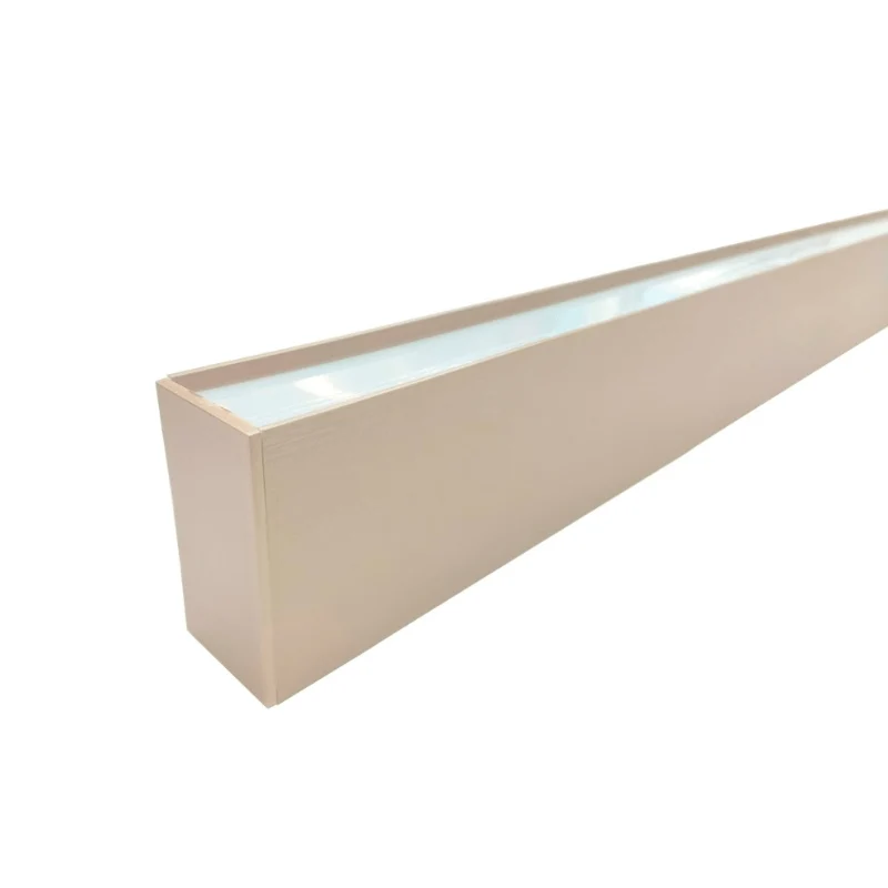 Suspension Linéaire 38W Effet Champagne Doré CCT - 2800K/4500K/6000K