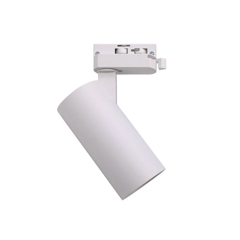 Spot LED sur Rail Triphasé CCT 20W 60° Blanc - 3000K/4000K/6500K - Pack de 20