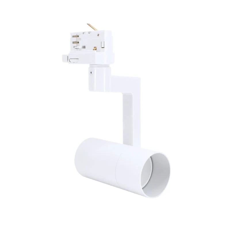 Spot LED sur Rail Triphasé BLANC 36° pour ampoule GU10