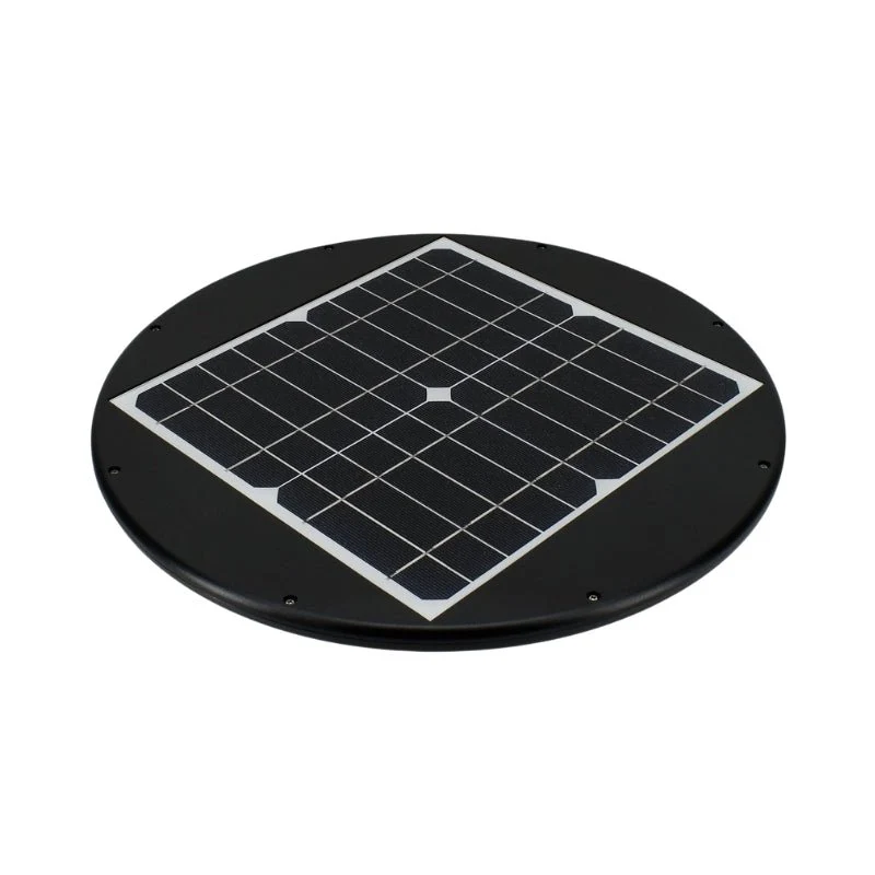Lampadaire Public Solaire 20W IP65 CCT Noir - 3000K/4000K