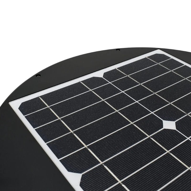 Lampadaire Public Solaire 20W IP65 CCT Noir - 3000K/4000K