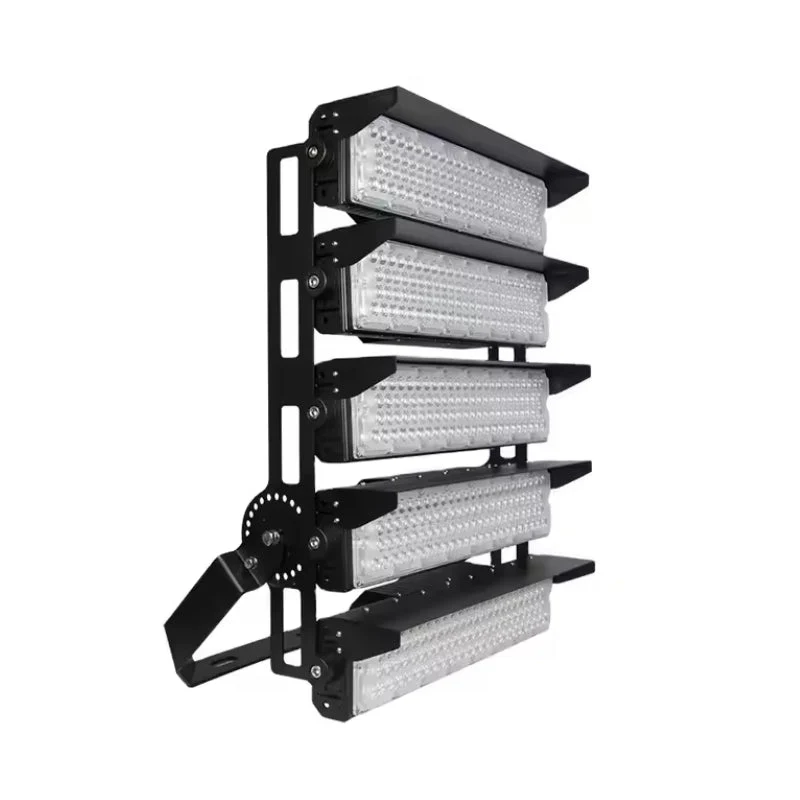 Projecteur LED Puissant Industriel 1250W 170lm/W IP66 Noir Orientable