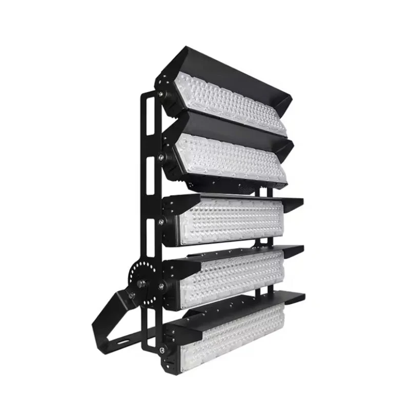 Projecteur LED Puissant Industriel 1250W 170lm/W IP66 Noir Orientable