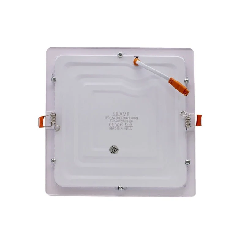 Spot LED Extra Plat Carré 12W Blanc CCT - 3000K/4000K/6000K - Pack de 10