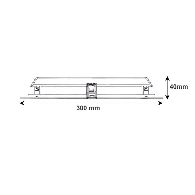 Spot LED Encastrable 35W Diamètre 30cm CCT 3000K/4200K/6400K - Pack de 10