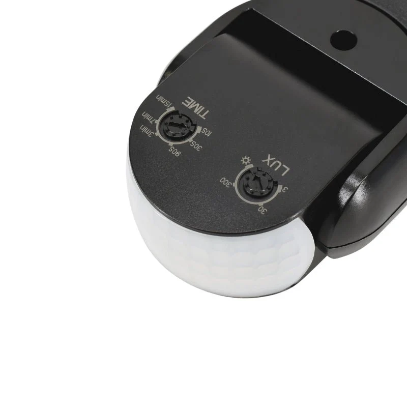 Détecteur de Mouvement Extérieur Infrarouge 300W max Noir