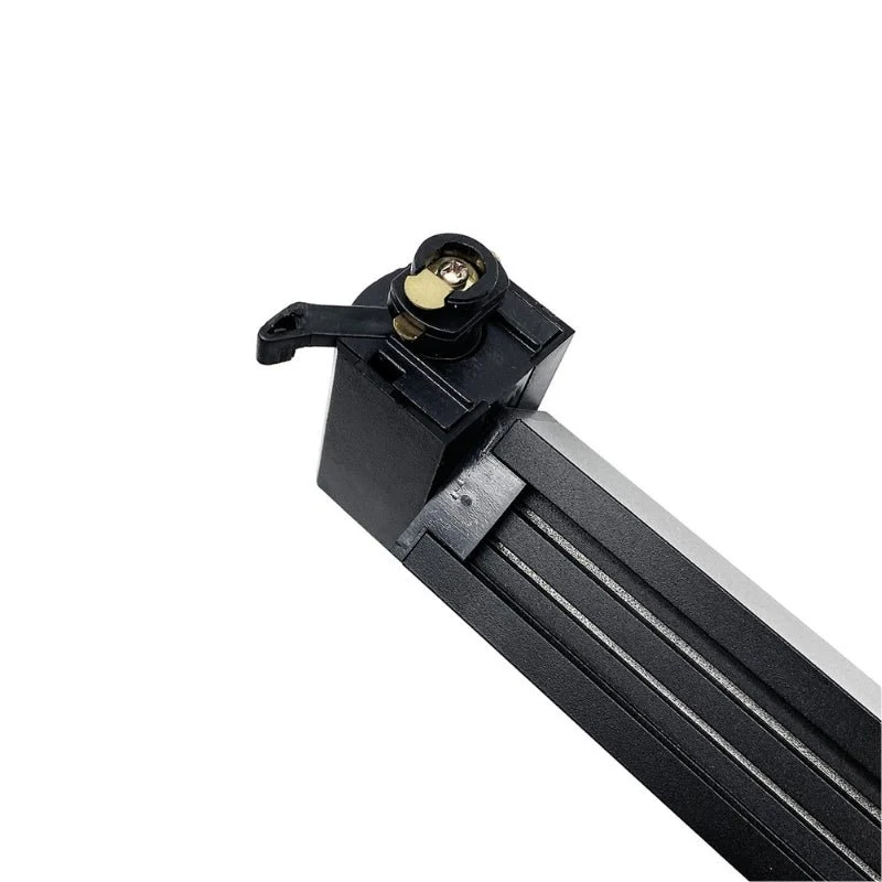 Éclairage sur Rail Linéaire Opaque Monophasé 20W 35cm Noir