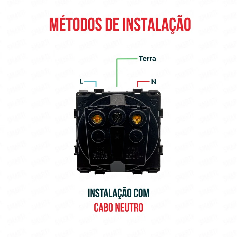 Smartify vPRO Módulo Tomada Dourado - SYPMTENODR