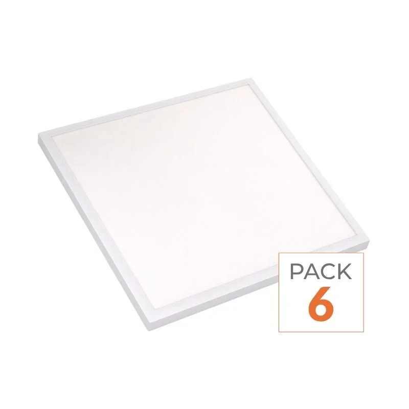 Panneau LED SLIM 29W 60x60cm 120lm/W - LED SAMSUNG - Pack de 6
