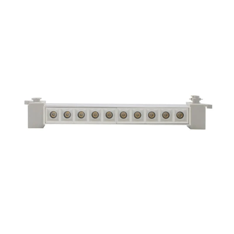 Projecteur Linéaire sur Rail Monophasé 20W 33cm Blanc