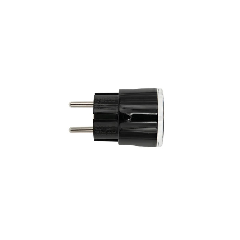 Shelly Tomada inteligente WiFi e Bluetooth compatível com Matter em Preto - Shelly Plug S Gen 3
