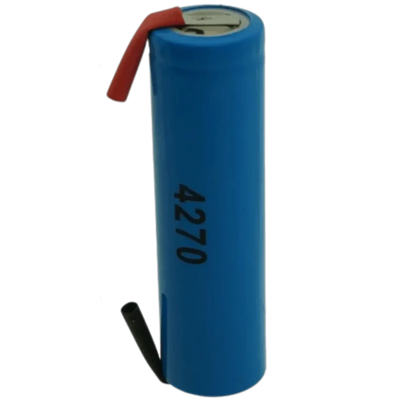 Batterie ICR14500 3.7V 680mAh avec pattes à souder