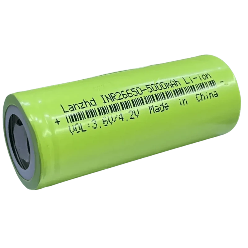 Accu 26650A Li-ion 3.6V 5000mAh Button Top protégé
