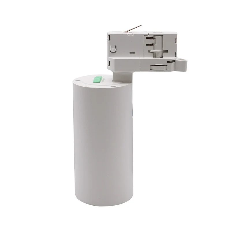 Spot LED sur Rail Triphasé CCT 20W 60° Blanc - 3000K/4000K/6500K