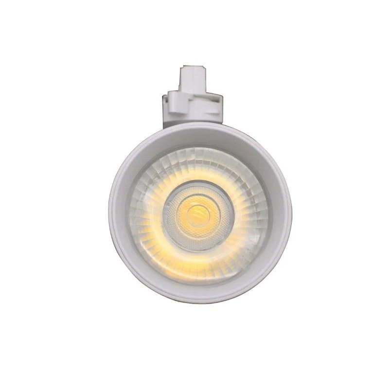 Spot LED sur Rail Monophasé CCT 30W 60° Blanc - 3000K/4000K/6500K