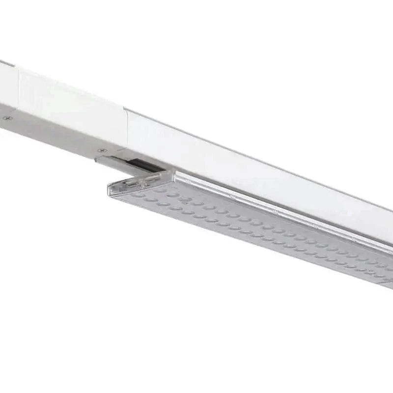 Spot Linéaire LED sur Rail Triphasé 150cm Blanc - Puissance Ajustable CCT - 3000K/4000K/6000K - Pack de 8