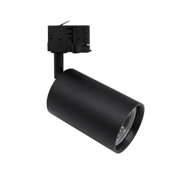 Spot LED sur Rail Triphasé CCT 30W 60° Noir - 3000K/4000K/6500K