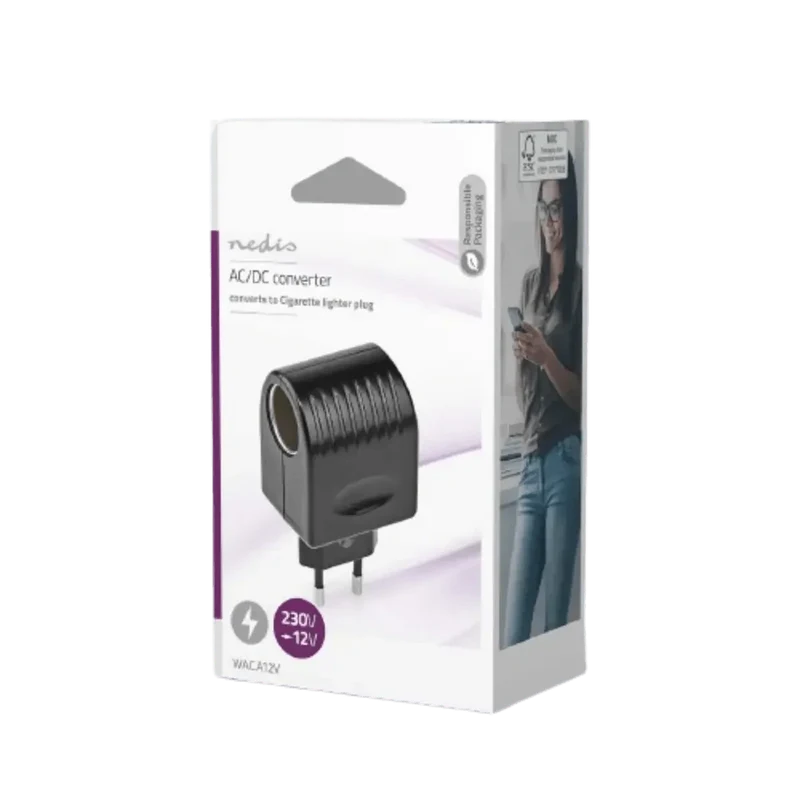 Adaptateur mural allume cigare vers secteur