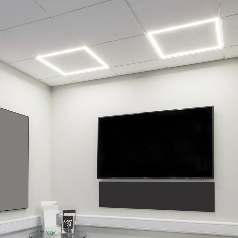 Dalle LED Cadre Lumineux 60x60 Slim 36W BLANC - Pack de 6