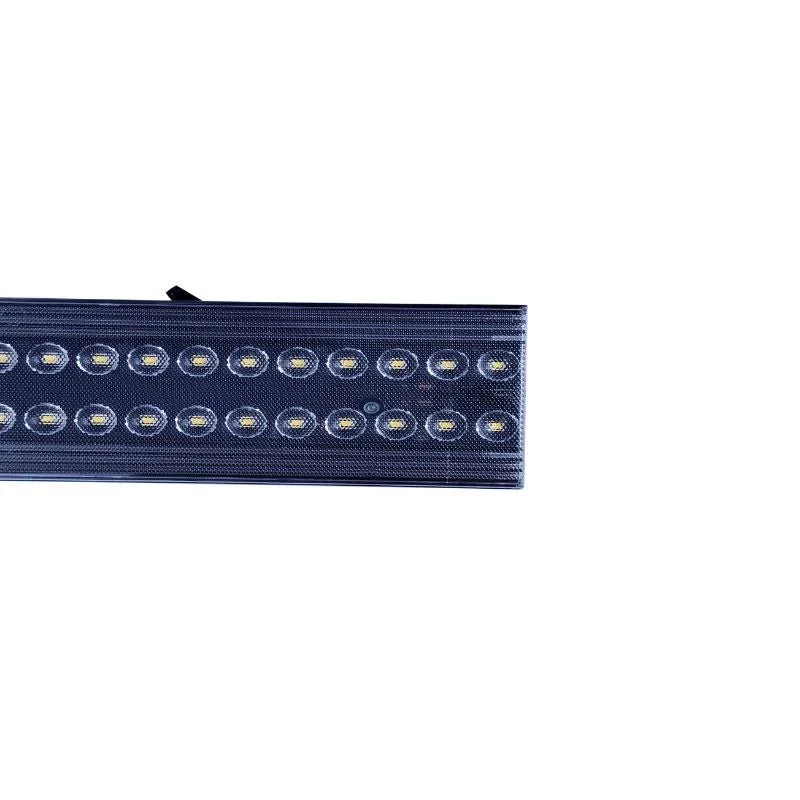 Spot Linéaire LED sur Rail Monophasé 150cm Noir - Puissance Ajustable