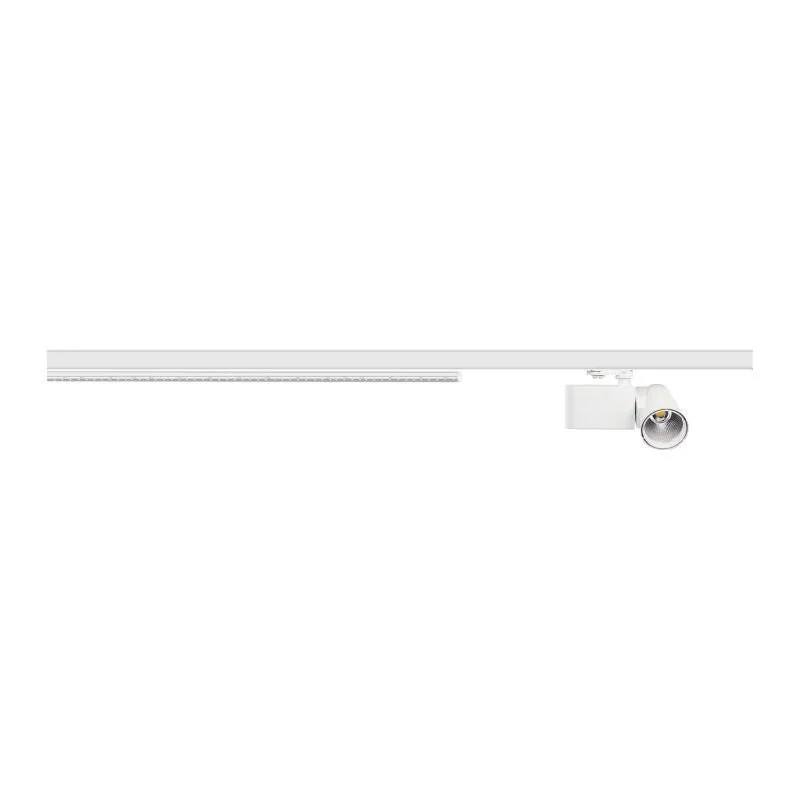 Spot Linéaire LED sur Rail Monophasé 150cm Blanc - Puissance Ajustable