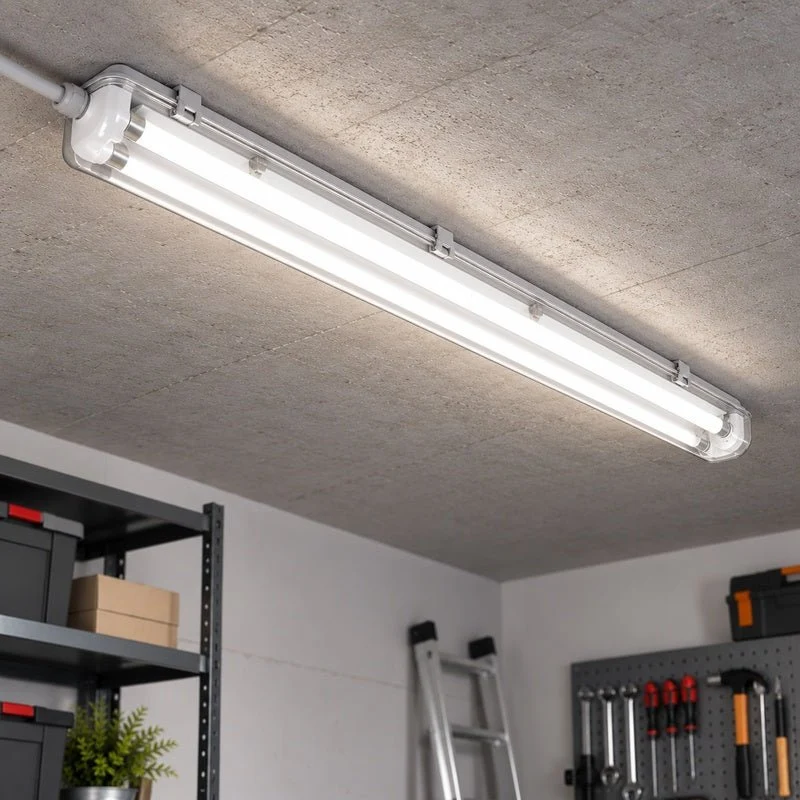 Kit de Réglette LED IP65 + 2 Tube Néon LED 150cm T8 22W - Pack de 6