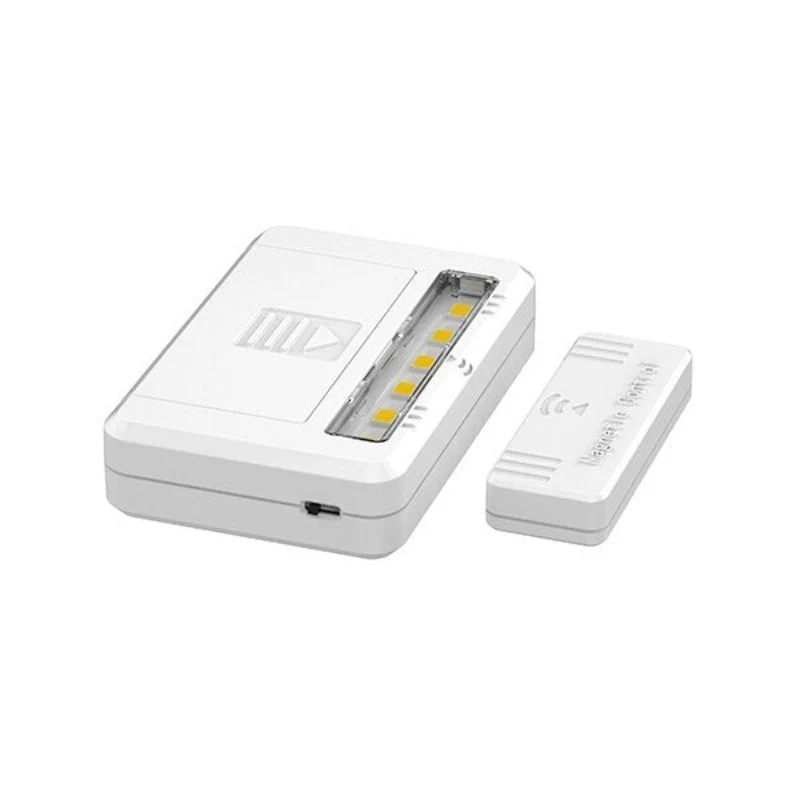Lampe d'armoire LED à Pile avec Commande Magnétique 0,5W (Lot de 2)