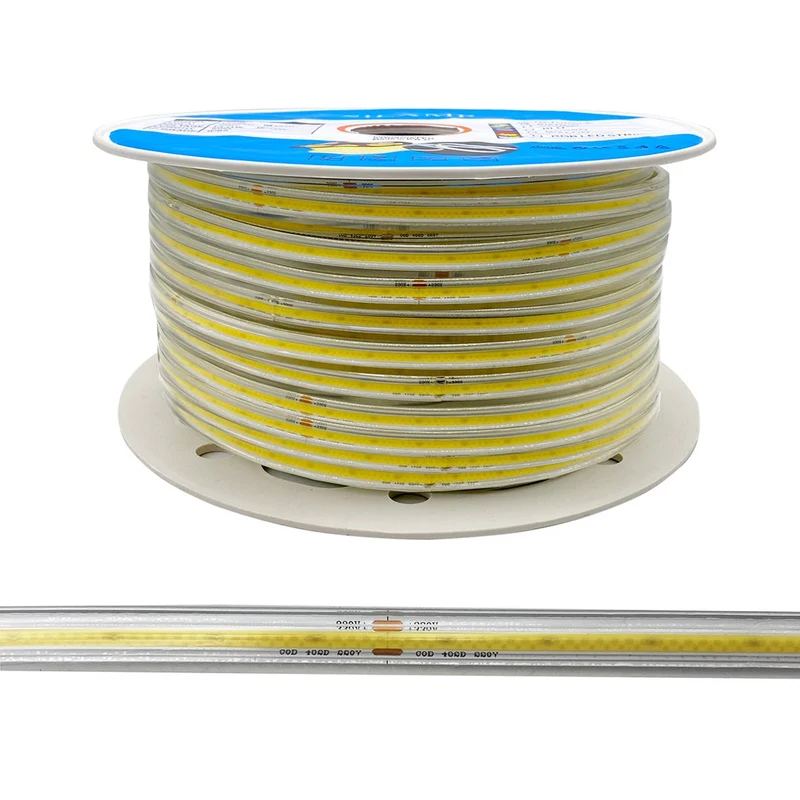 Ruban LED COB 50M 220V Recoupable IP65 432LED/m