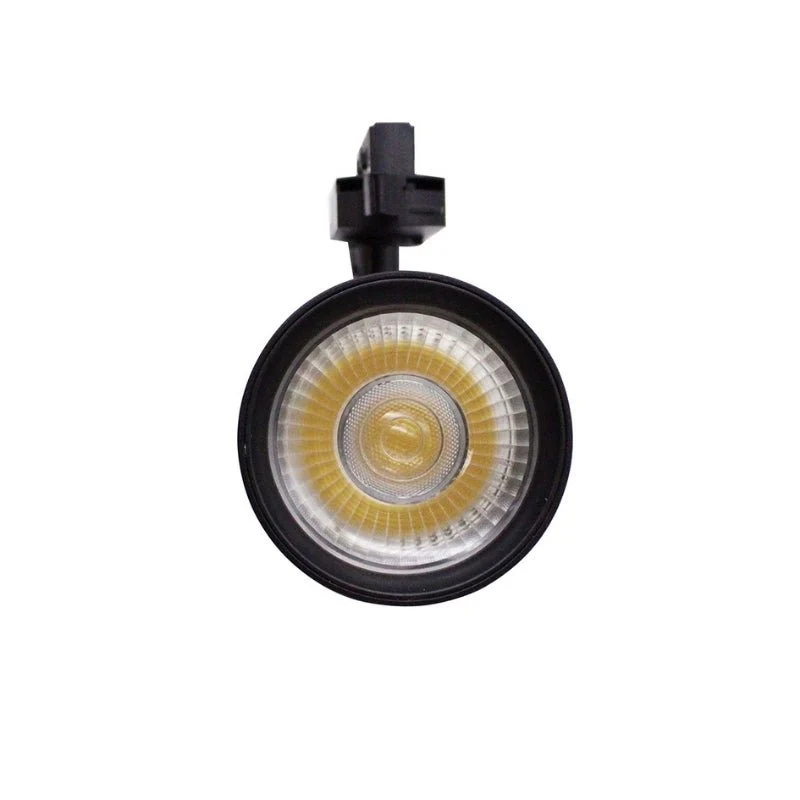 Spot LED sur Rail CCT Monophasé 30W 60° Noir - 3000K/4000K/6500K