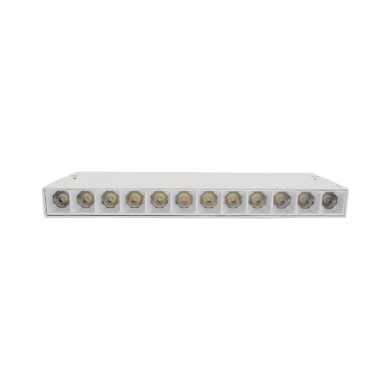 Projecteur LED sur Rail Magnétique 48V DC 12W BLANC Orientable