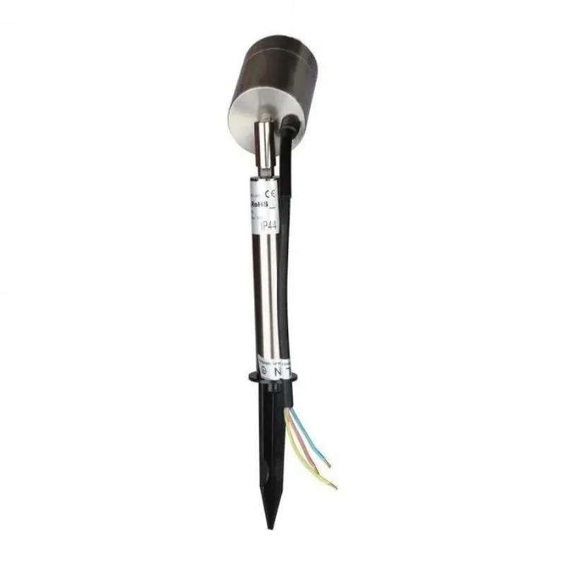 Spot Extérieur à Piquer Acier Inoxydable IP44 pour Ampoule GU10