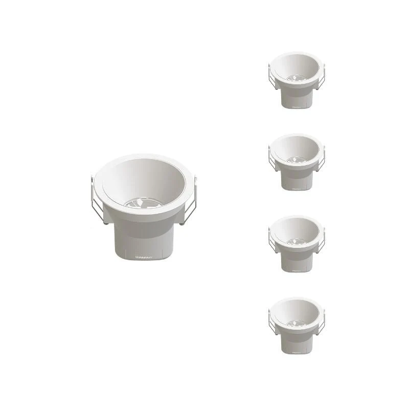 Spot LED Encastrable 8W IP44 Dimmable Blanc CCT Ø90mm - 3000K/4000K/5000K/5700K - Pack de 5