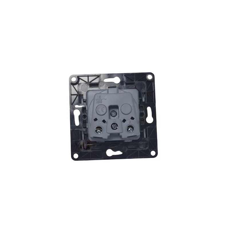 Tomada Schuko Shelly Wall Socket EU Preto 16A