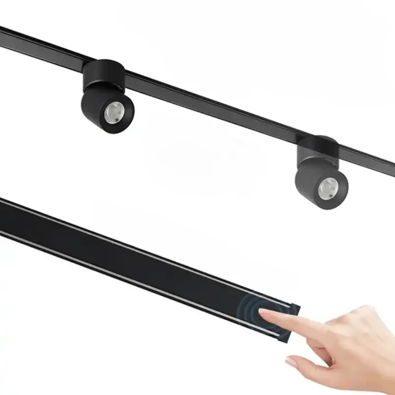 Rail Magnétique Extra Plat Noir MM30 2M