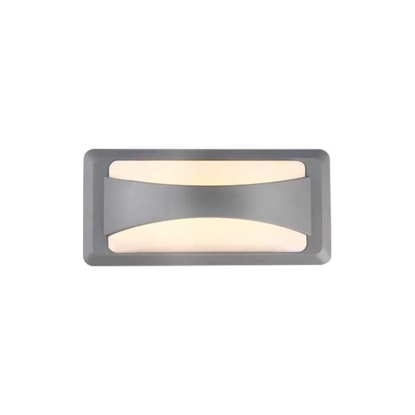 Applique Murale LED Rectangulaire 12W IP65 Gris