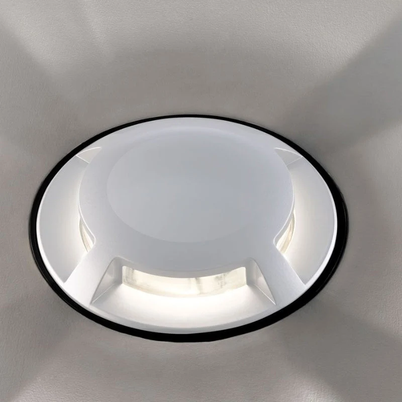 Spot LED Extérieur Encastrable IP67 DC12V 1W 4 Faisceaux Blanc