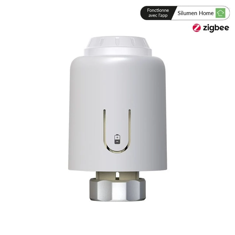 Kit de 2 Têtes Thermostatiques Connectées Universelle + Passerelle ZigBee