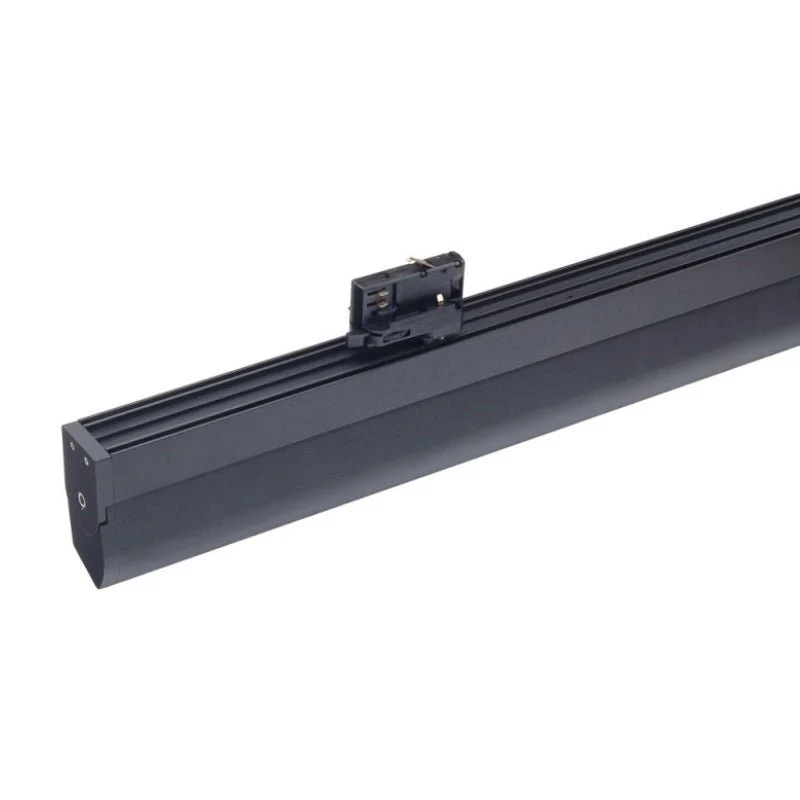 Spot LED sur Rail Linéaire Triphasé 90cm 40W Noir Garantie 5 ans