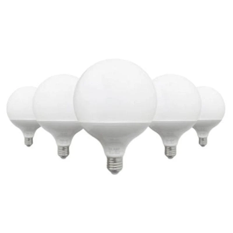 Ampoule LED E27 18W 220V G95 300° - Pack de 5