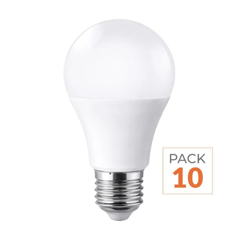 Ampoule LED E27 12W 220V A60 180° - Pack de 10