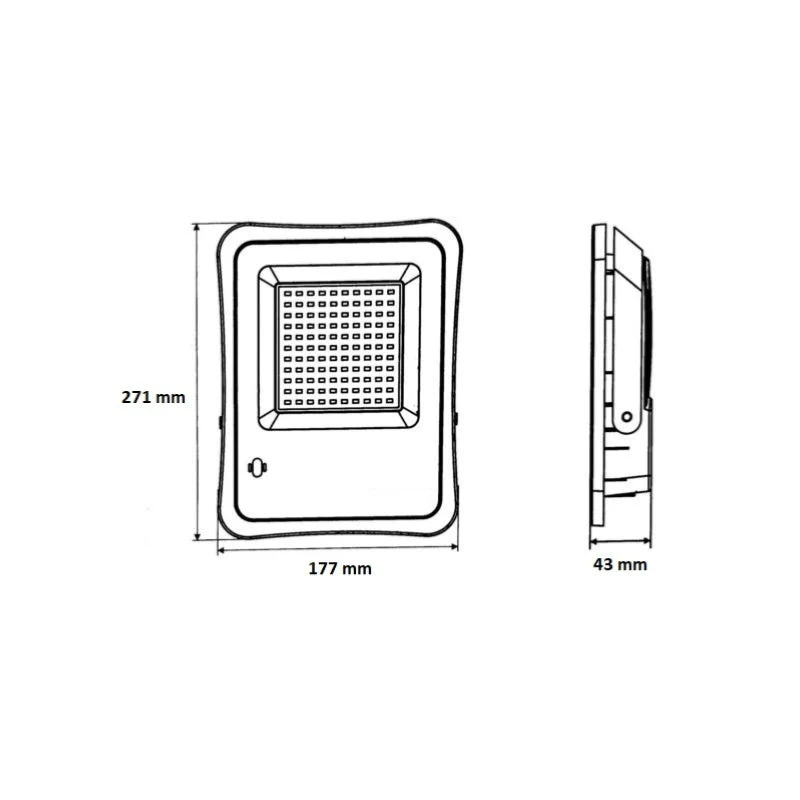 Projecteur Solaire LED 15W IP65 (Panneau Solaire + Télécommande Inclus)