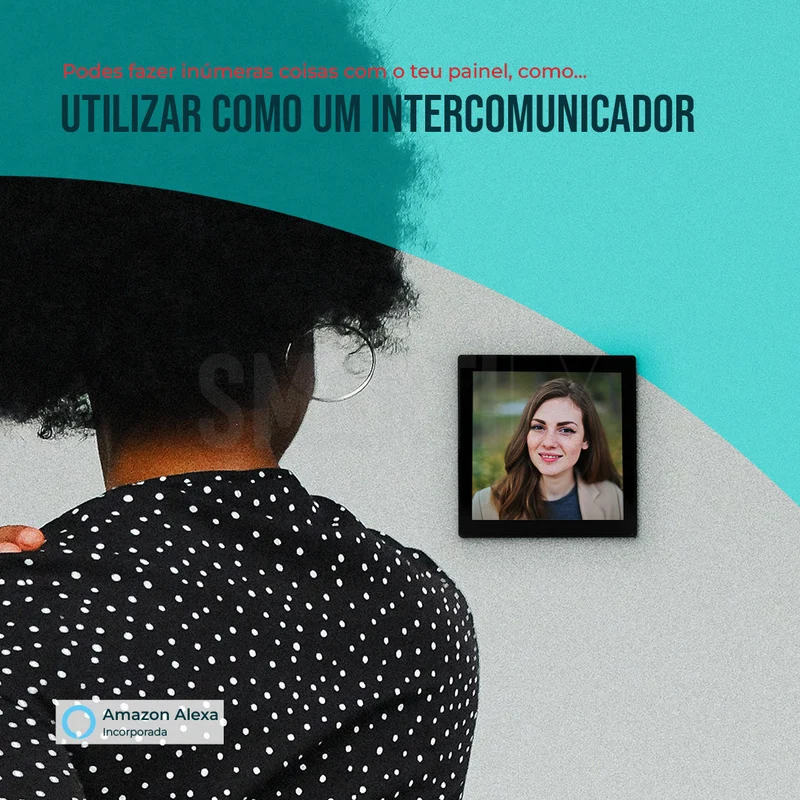 Smartify Painel Controlo 4" WiFi Zigbee Alexa